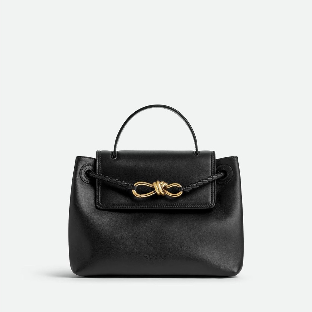 Bottega small ciao Elegant Black Leather Handbag